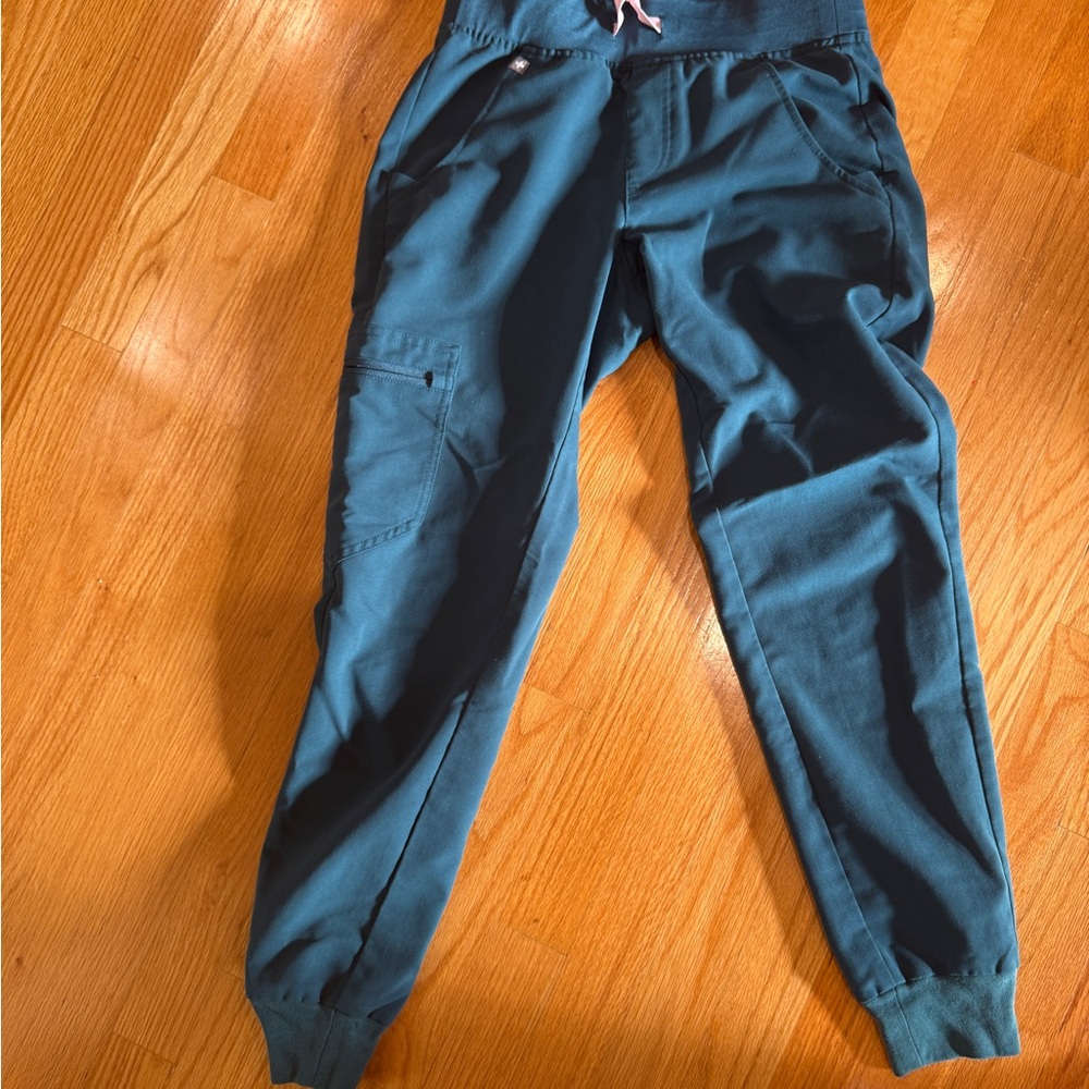 Figs Deep Teal scrub Jogger Pants